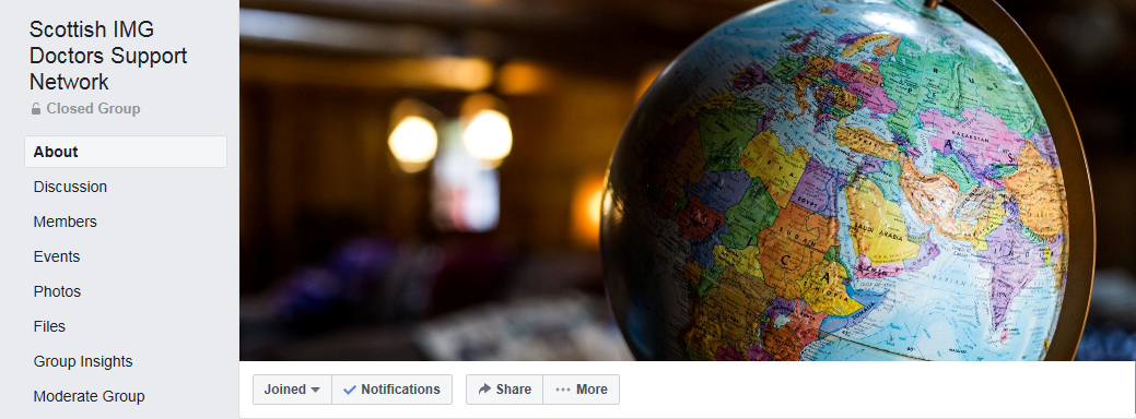 Scottish IMG Doctors Support Network - Closed Facebook Group